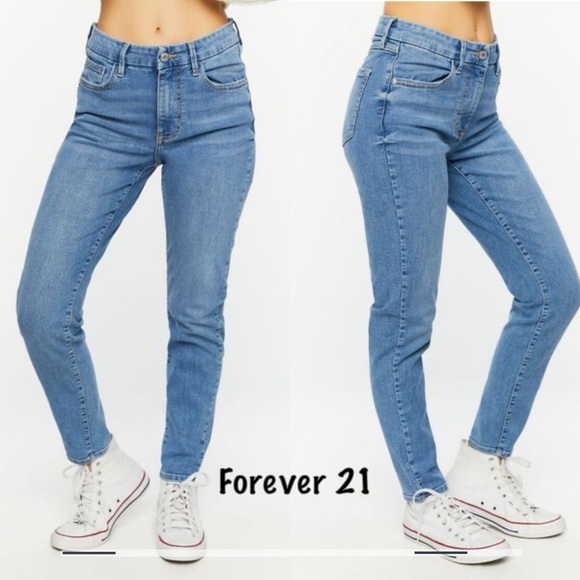 Forever 21 Women's Blue Jeans - 28 - Picture 1 of 9